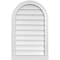Ekena Millwork Round Top Surface Mount PVC Gable Vent w/ 2"W x 2"P Brickmould Sill Frame, 20"W x 32"H GVPRT20X3203SN - alternate 1
